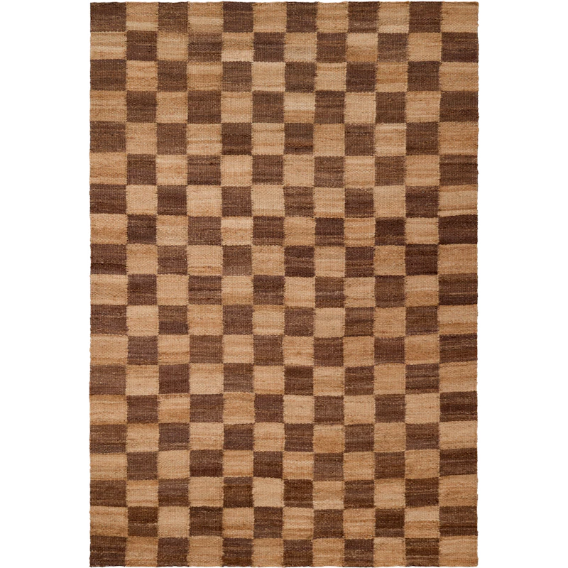 Chess Juteteppich 180x270 cm, Natur / Braun