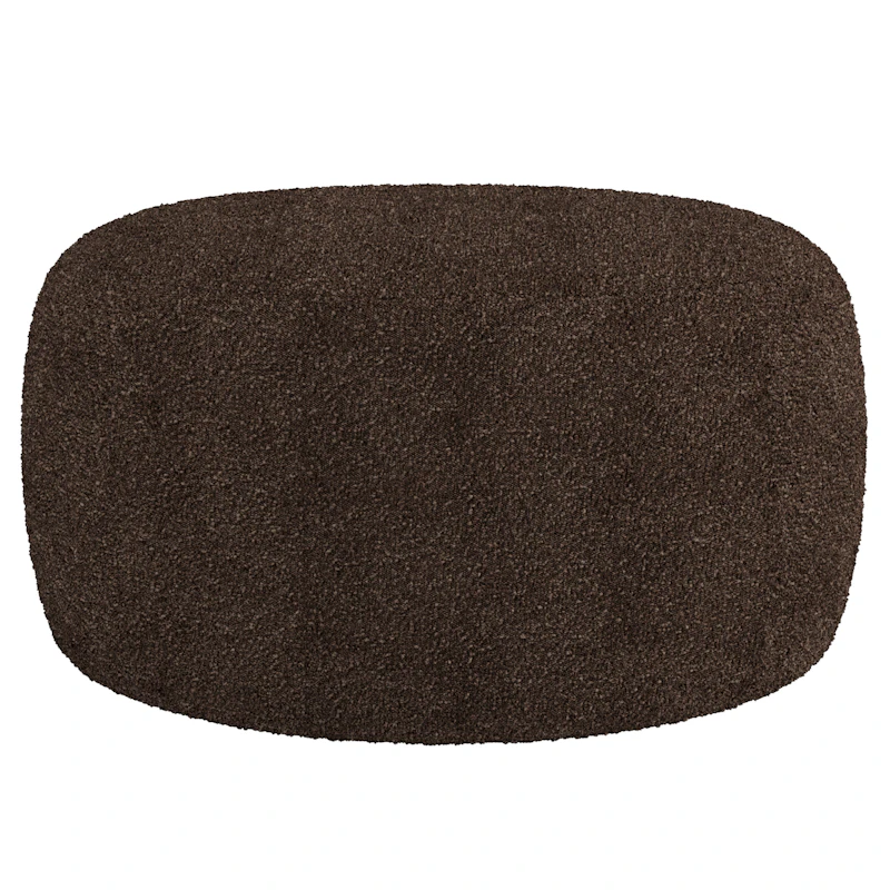 Curve Pouf, Braun