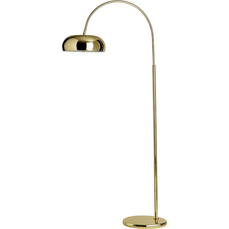 Deco Disco Stehlampe, Messing