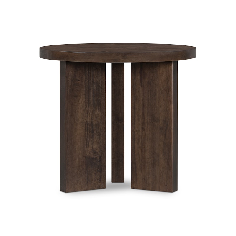 Eden Beistelltisch 50 cm, Dunkle Eiche