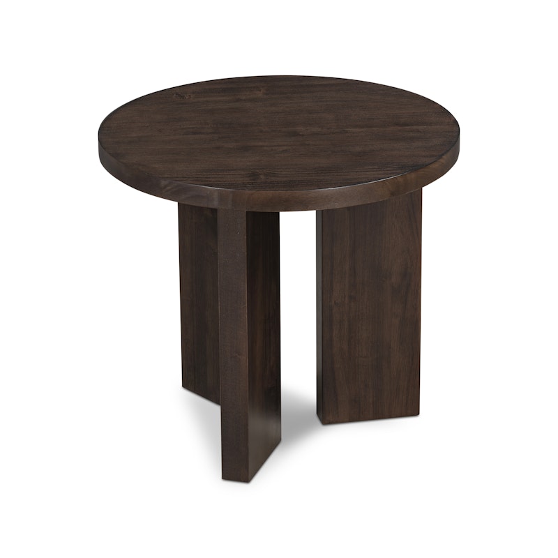 Eden Beistelltisch 50 cm, Dunkel Eiche