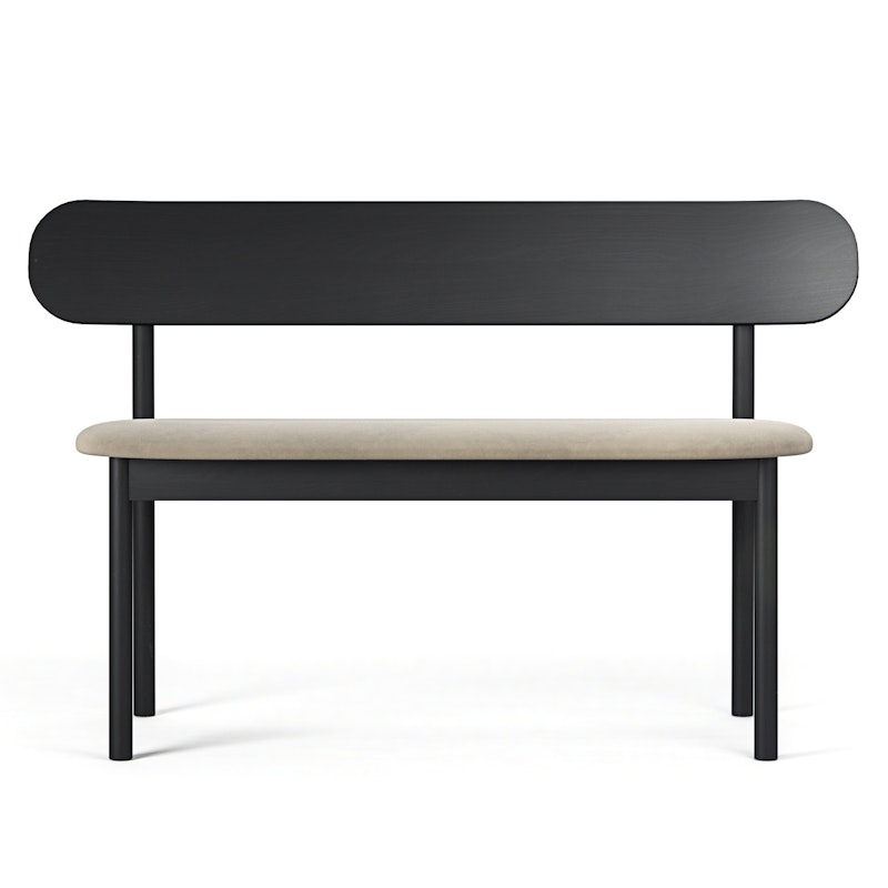 Elephant Bank Black / Beige Velvet