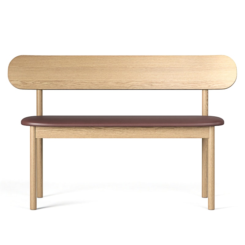 Elephant Bank Oak / In Farbe Von Braunem Leder