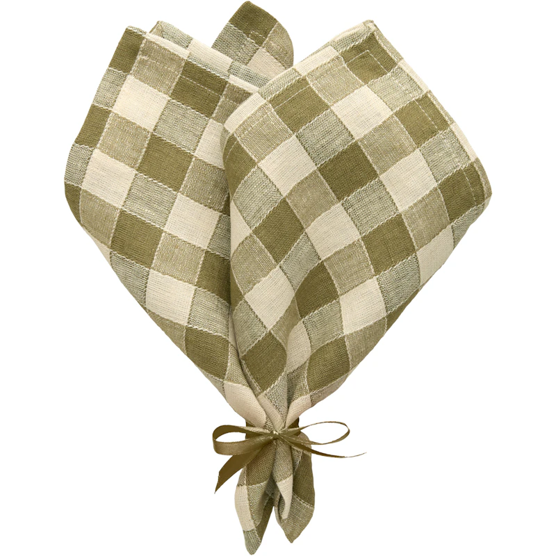 Ester Serviette 40x40 cm 2-er Set, Olive