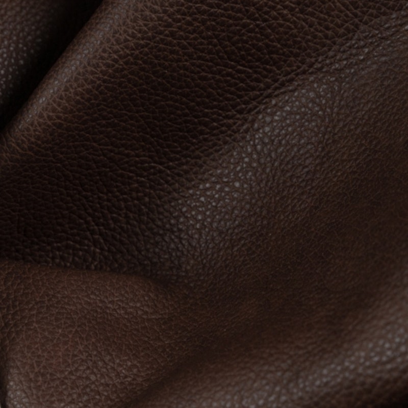 Stoffmuster Chocolate leather