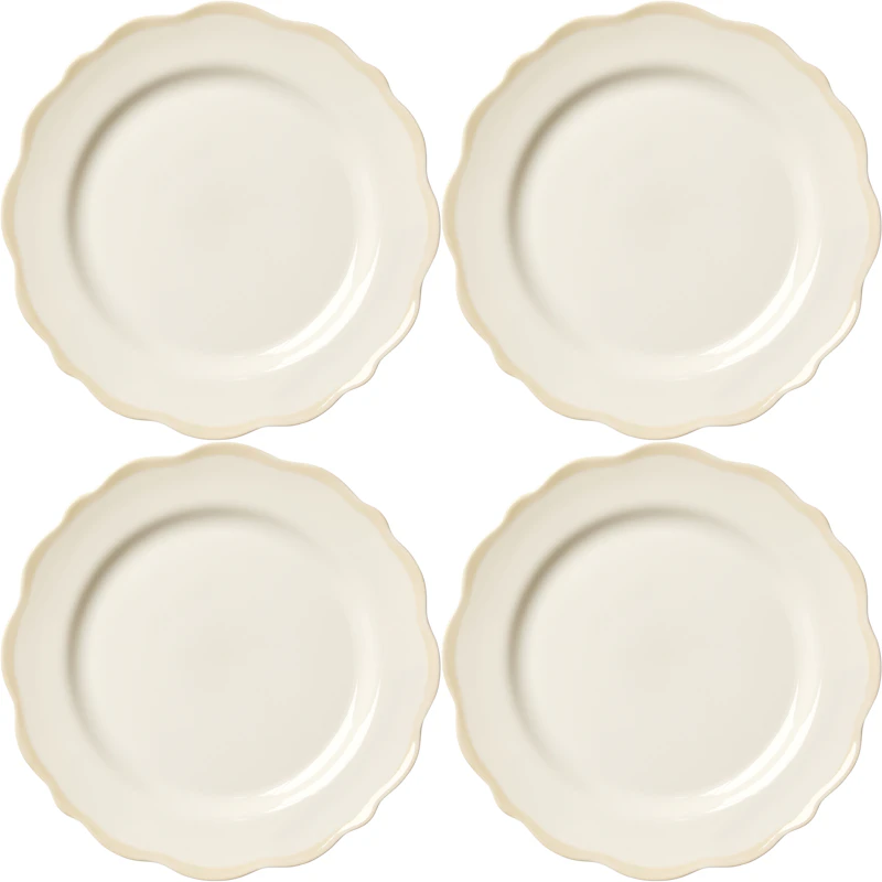 Fleur Beilagenteller 21 cm 4-er Set, Sand