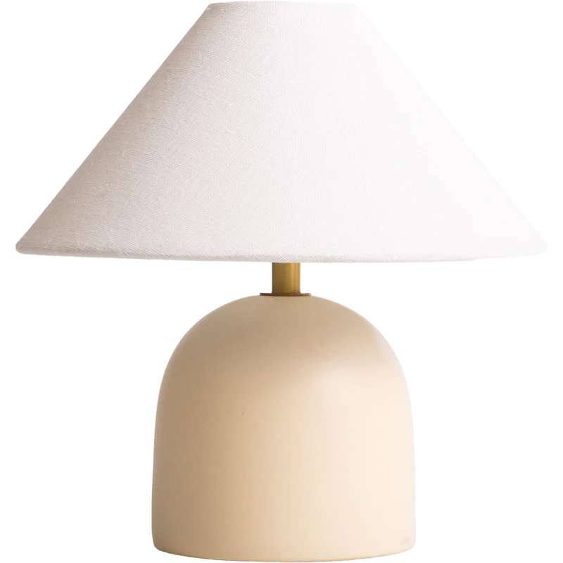 Flora Tischlampe 25 cm, Creme