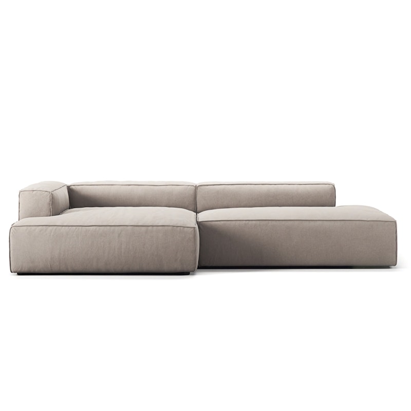 Grand 2,5-Sitzer-Sofa offener abschluss Rechts, Sandshell Beige