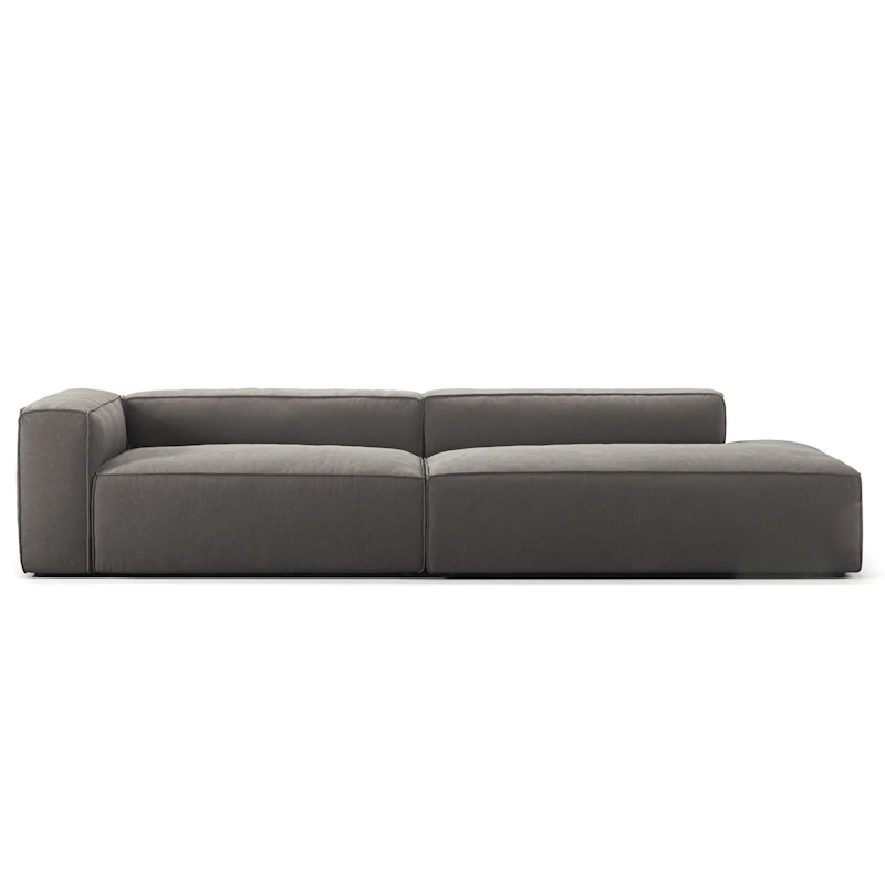 Grand 3-Sitzer-Sofa offener abschluss Rechts, Hunter Brown