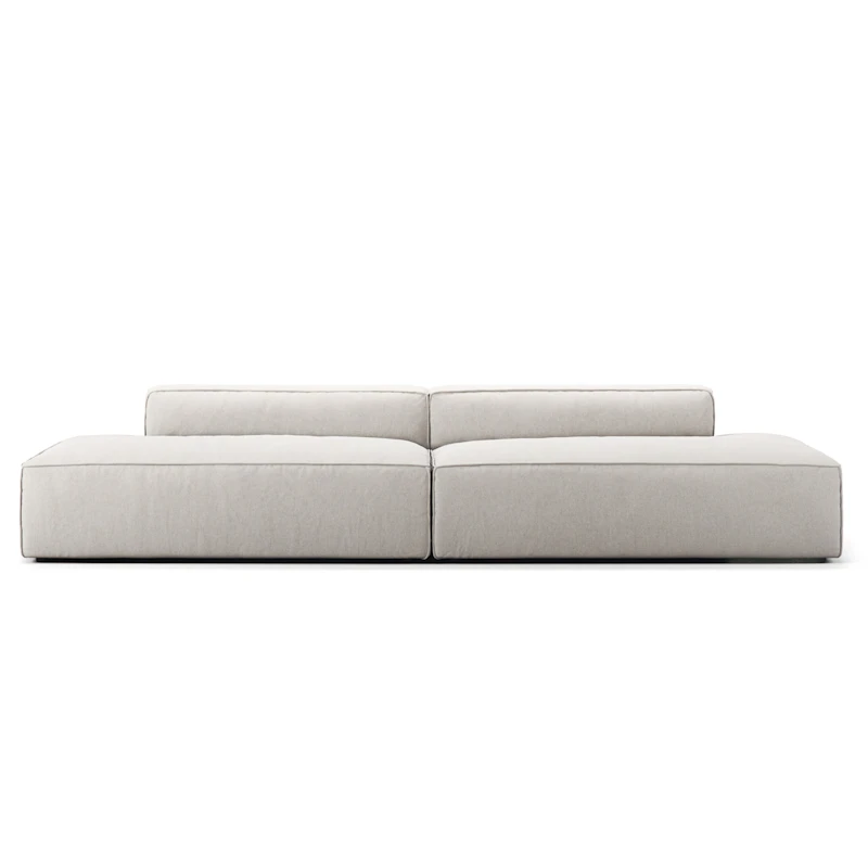 Grand 4-Sitzer-Sofa offene abschlüsse, Moon White