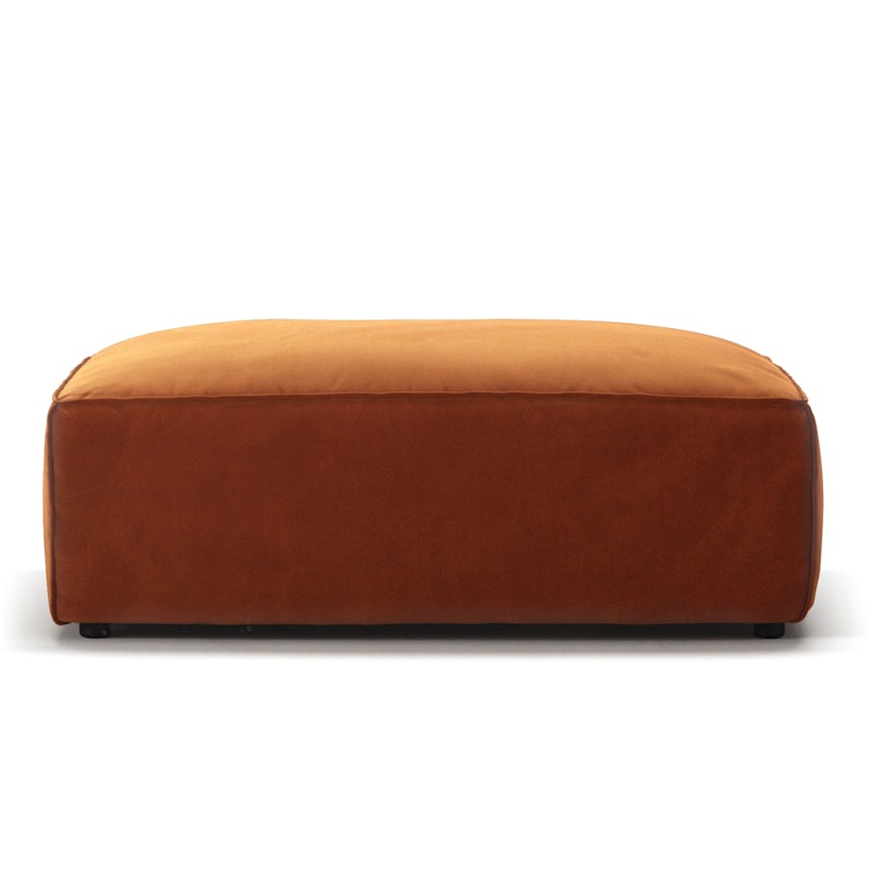 Grand Fußhocker Samt, Copper Glow