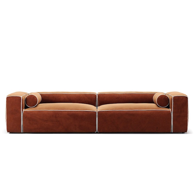 Grand Hue 4-Sitzer-Sofa, Copper Glow / Moon White