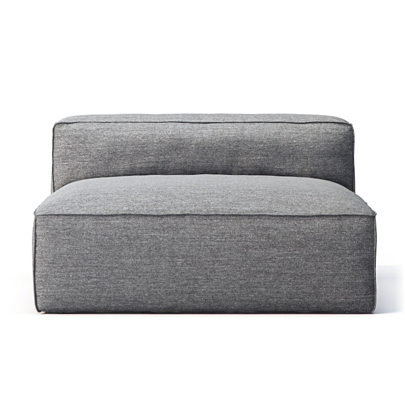 Grand Im Freien Nutzbar Modulsofa, Charcoal Chiné