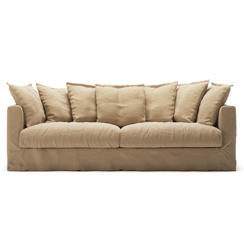 Le Grand Air 3-Sitzer-Sofa Leinen, Desert Sand