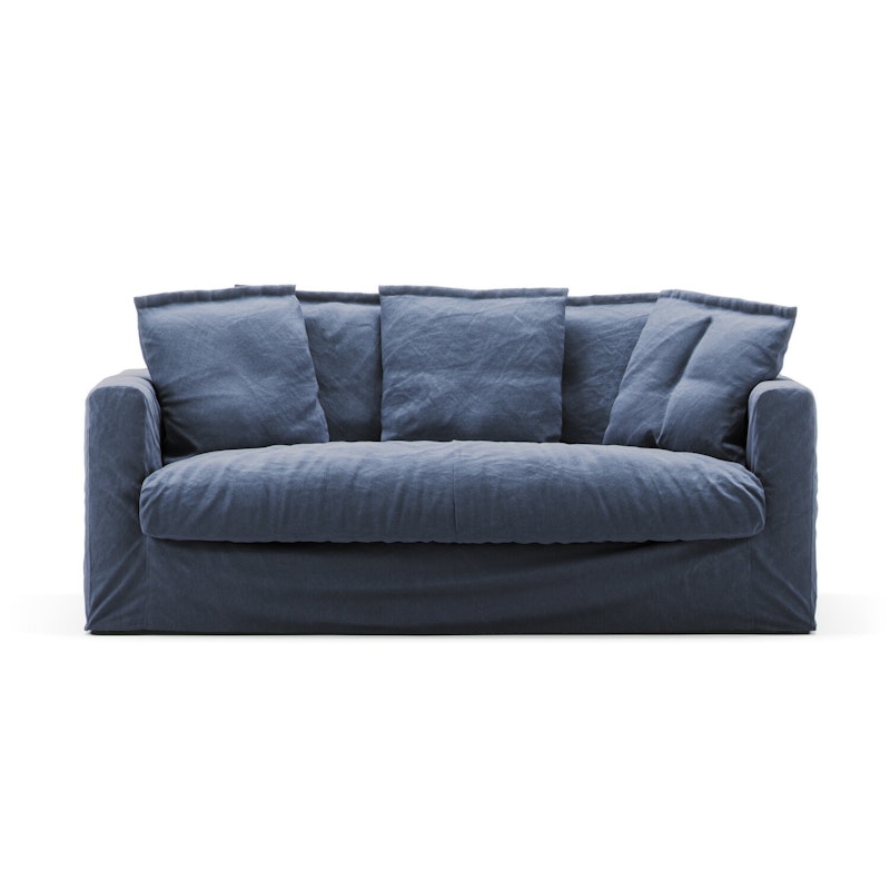 Bezug Für Le Grand Air 2-Sitzer-Sofa Baumwolle, Dunkelblau