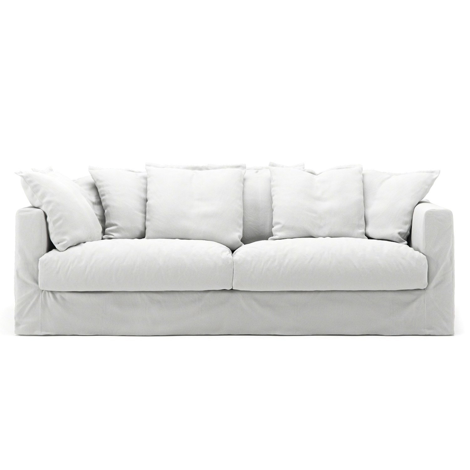 Le Grand Air 3 Sitzer Sofa Baumwolle WeiB