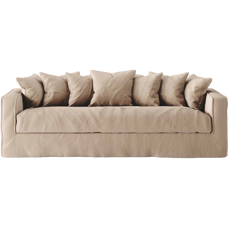 Loom 3-Sitzer-Sofa Leinen, Beige