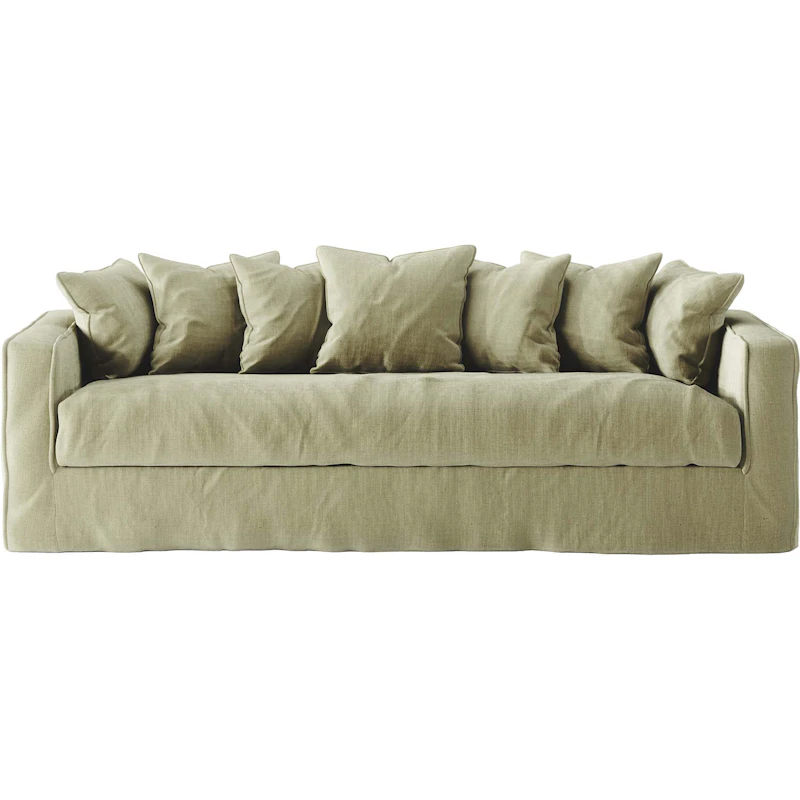 Loom 3-Sitzer-Sofa Leinen, Moss