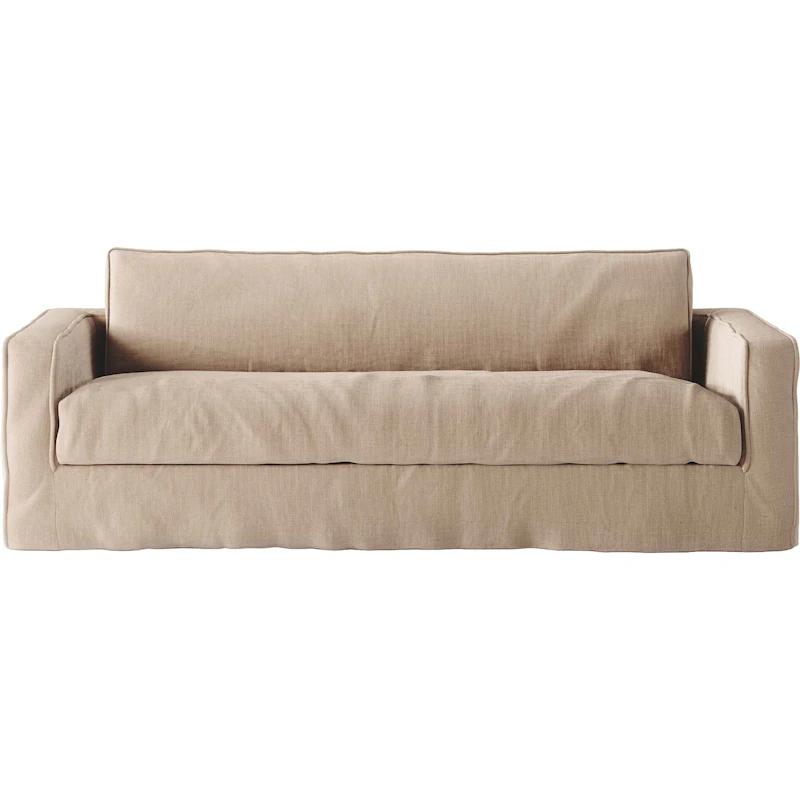 Bezug Zum Loom Nest 3-Sitzer-Sofa Linne, Beige