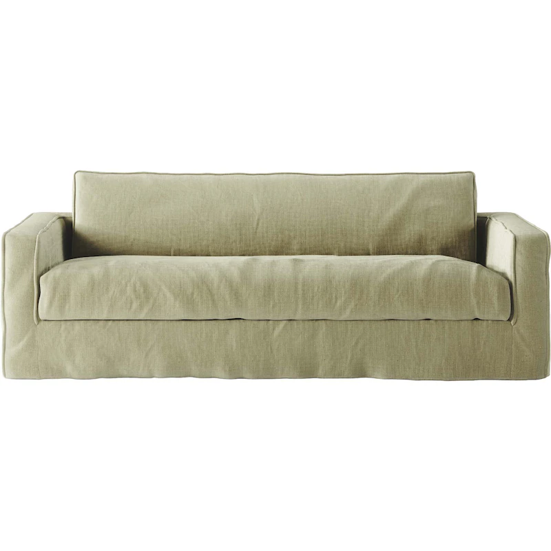 Bezug Zum Loom Nest 3-Sitzer-Sofa Linne, Moss