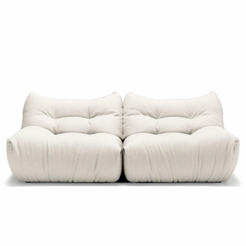 MONO 2-Sitzer-Sofa, Steam White