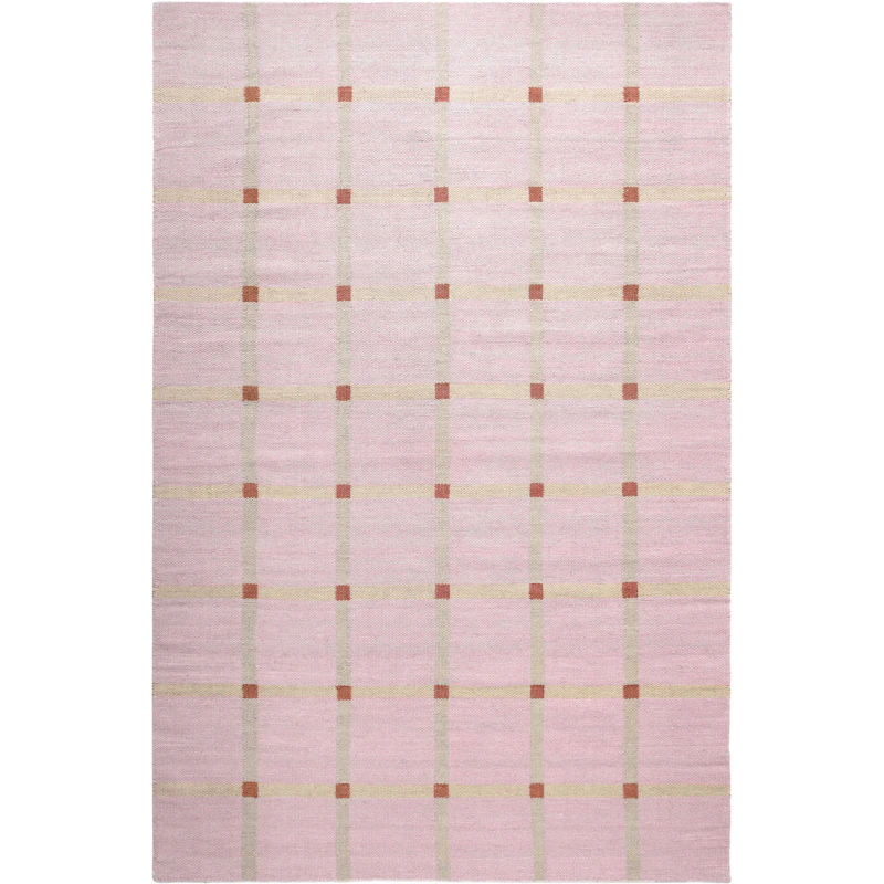 Mosaic Wollteppich 180x270 cm, Rosa