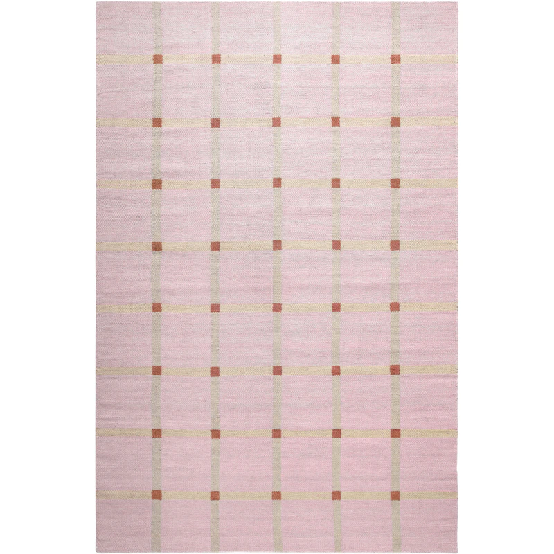Mosaic Wollteppich 75x150 cm, Rosa
