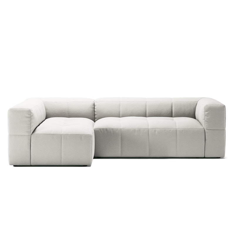 Mure 3-Sitzer-Sofa Mit Liege Links, Steam White