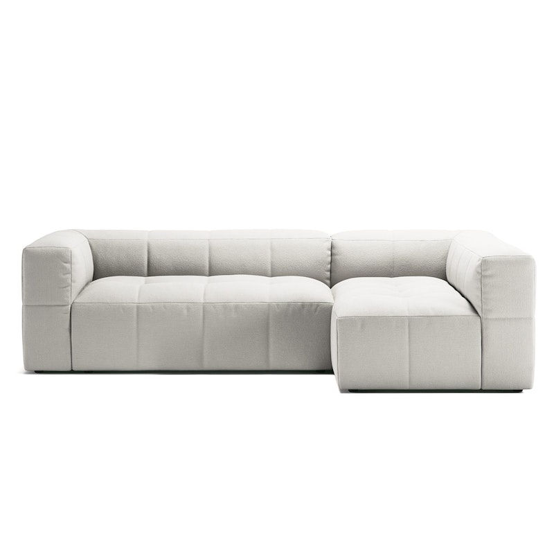 Mure 3-Sitzer-Sofa Mit Liege Rechts, Steam White