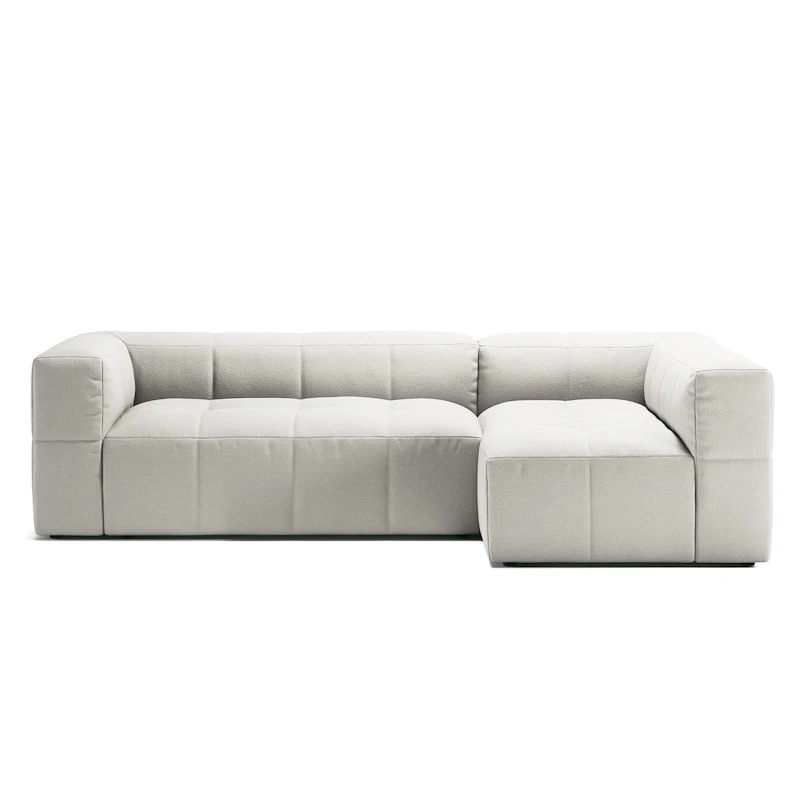 Mure 3-Sitzer-Sofa Mit Liege Rechts, Steam White