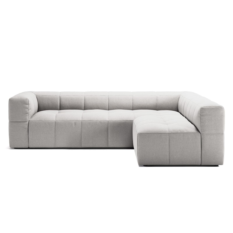 Mure 3-Sitzer-Sofa Mit Offenem Abschluss Rechts, Moon White
