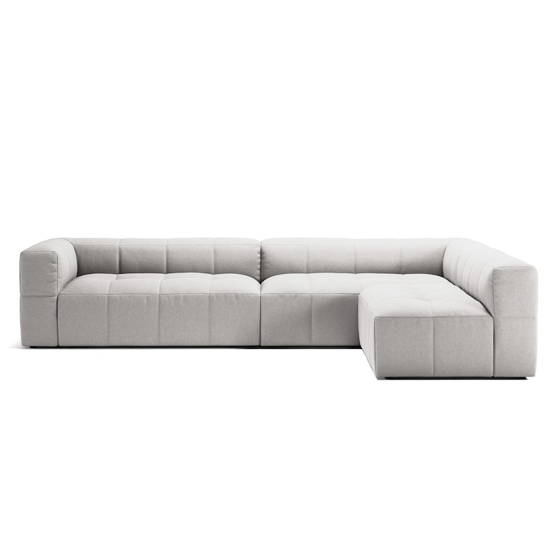 Mure 4-Sitzer-Sofa Mit Offenem Abschluss Rechts, Moon White