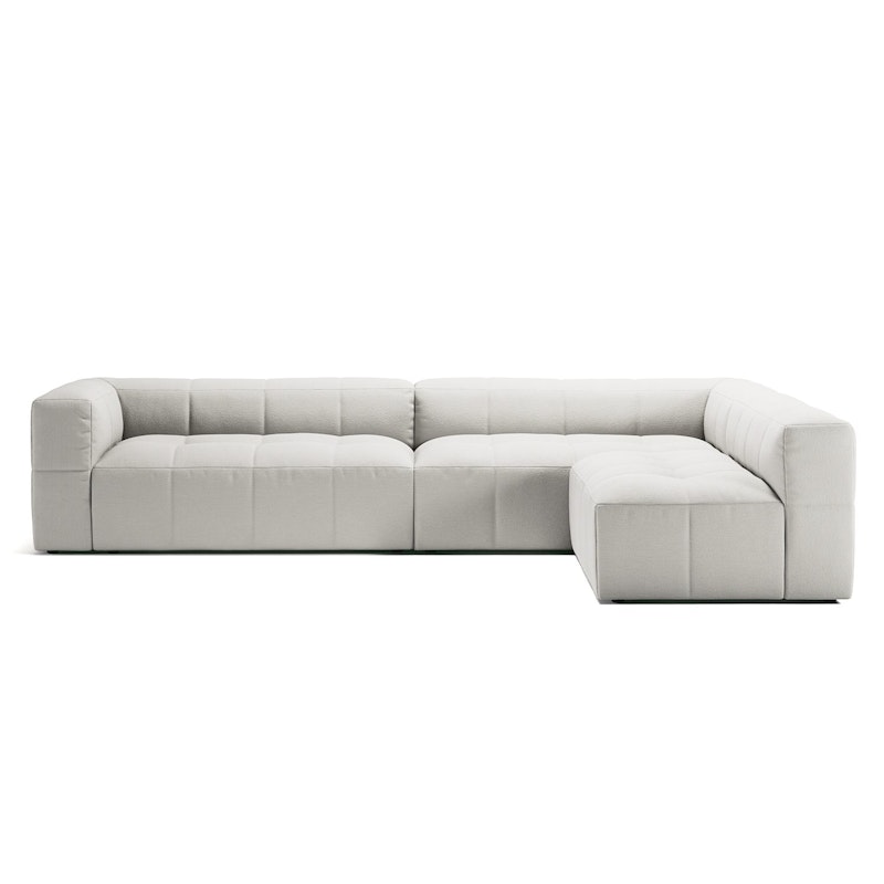 Mure 4-Sitzer-Sofa Mit Offenem Abschluss Rechts, Steam White