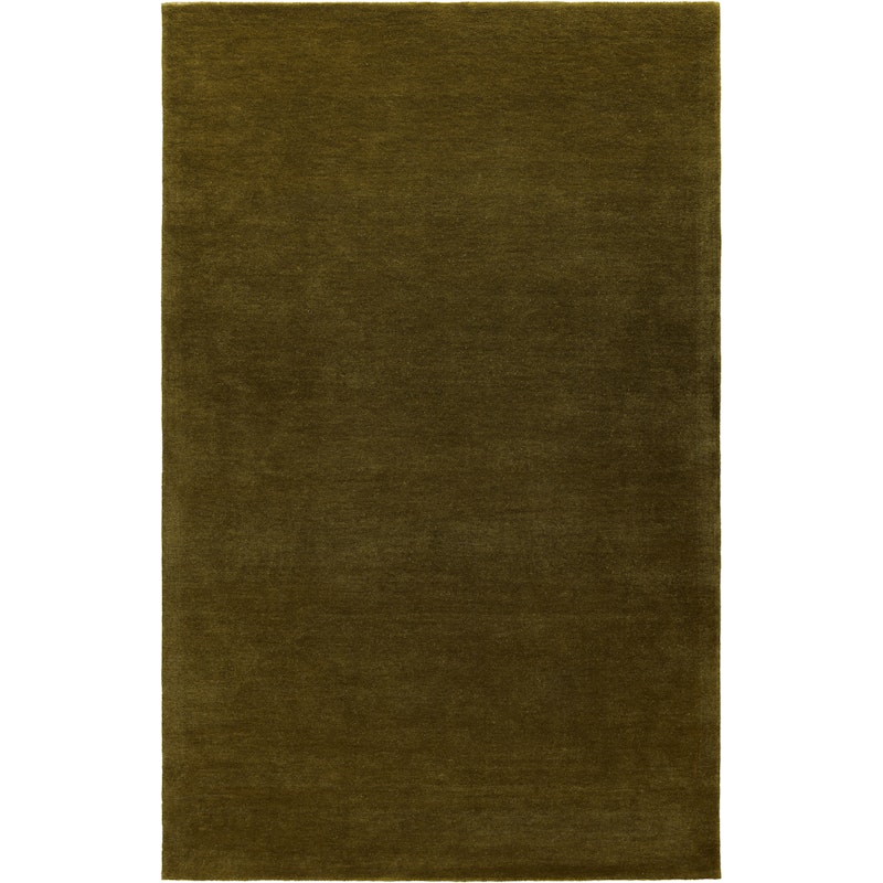 Nordic Plain Wollteppich 300x400 cm, Moss