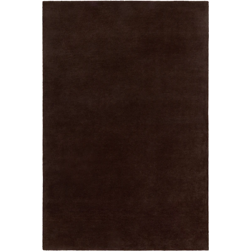Nordic Plain Wollteppich 300x400 cm, Dunkelbraun