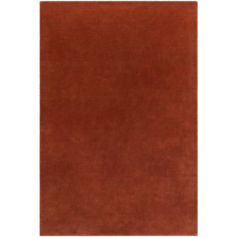 Nordic Plain Wollteppich 180x270 cm, Brick