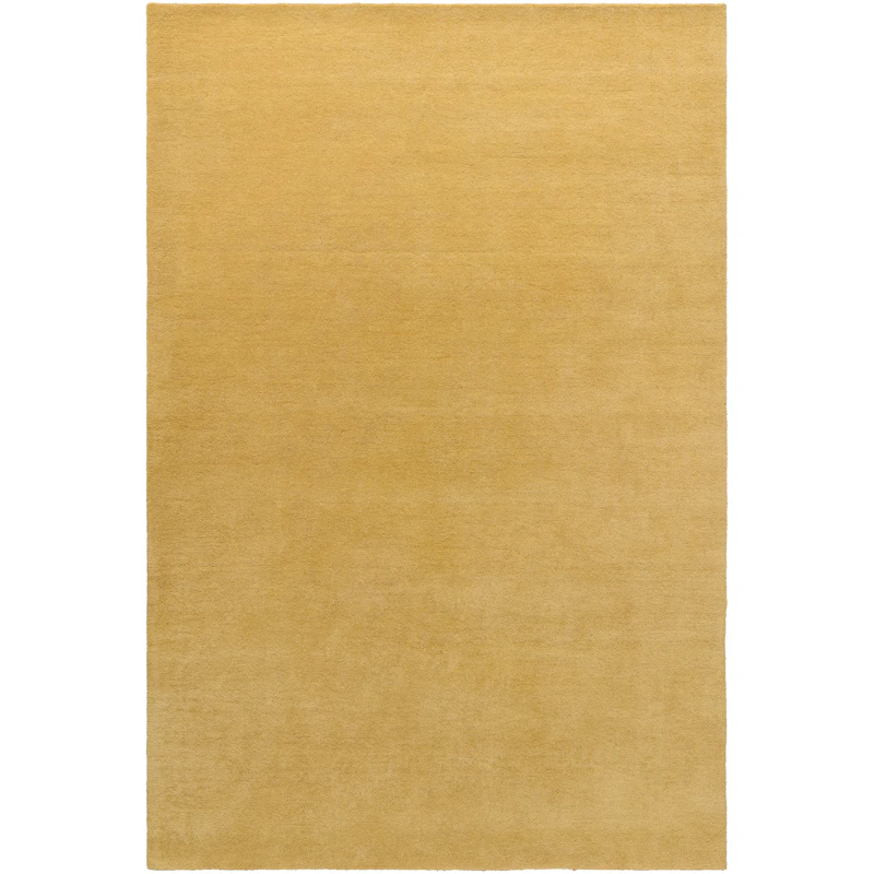 Nordic Plain Wollteppich 250x350 cm, Gold