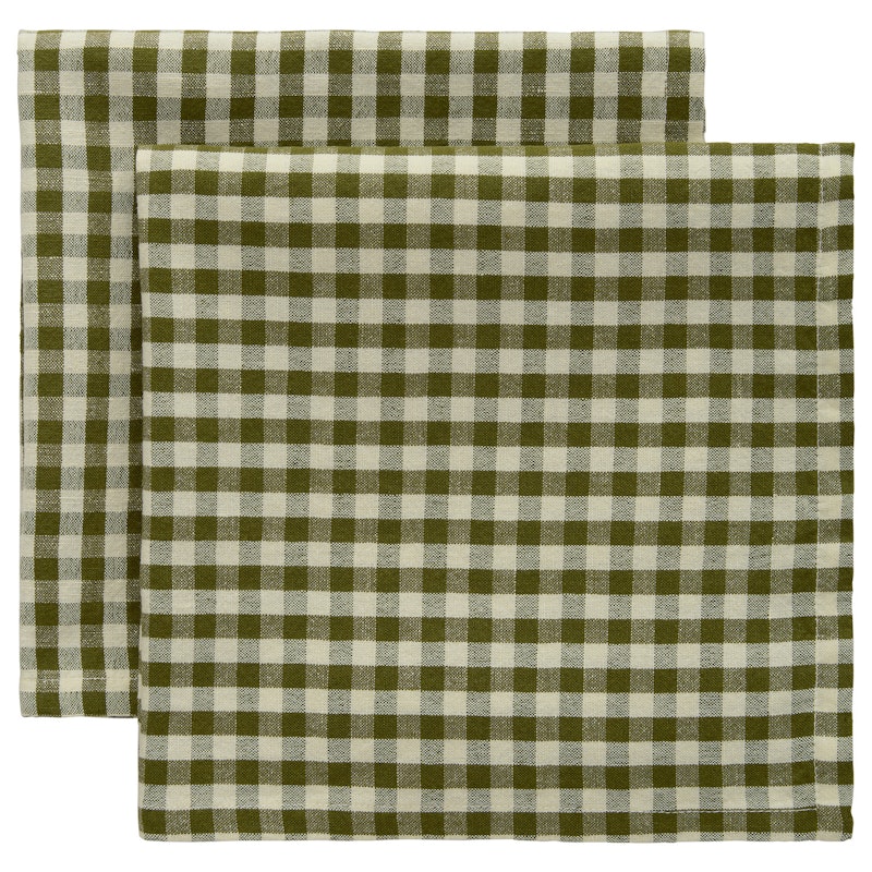 Oliva Serviette 45x45 cm 2-er Set, Olive