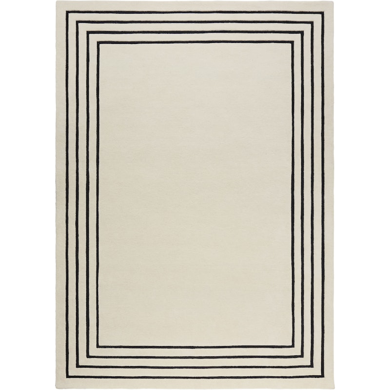 Outline Wollteppich 180x270 cm, Off-white
