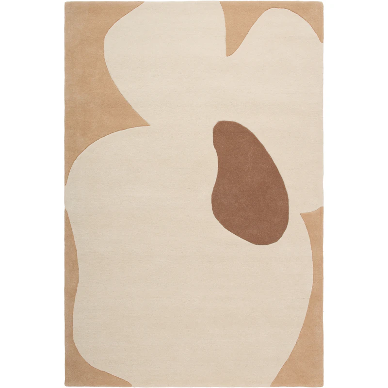 Poppy Wollteppich 300x400 cm, Beige
