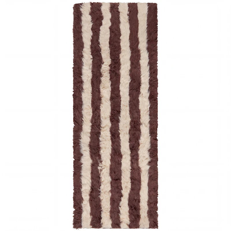 Shaggy Stripe Knüpfteppich, 75x250 cm