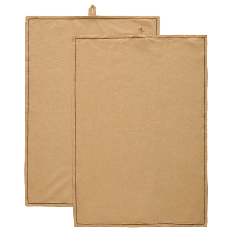 Sienna Geschirrtuch 50x70 cm 2-er Set, Beige