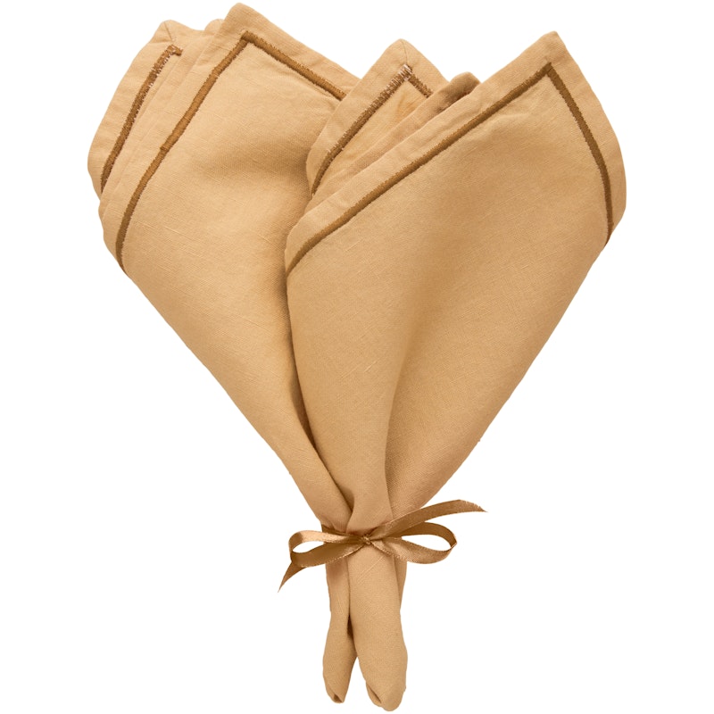 Sienna Serviette 45x45 cm 2-er Set, Sand