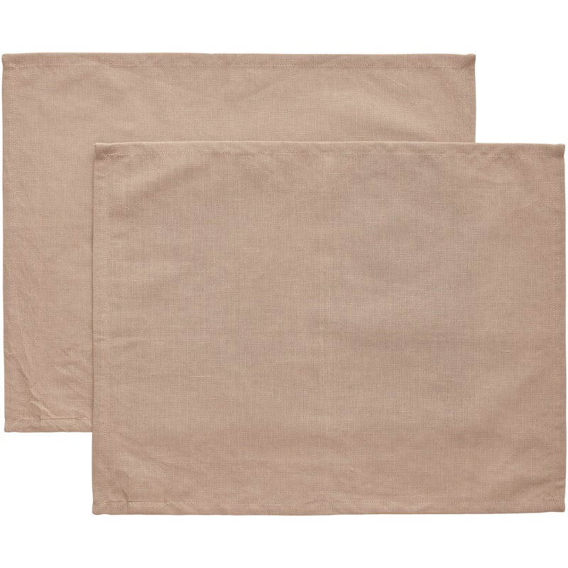 Sienna Tischset 35x45 cm 2-er Set, Taupe