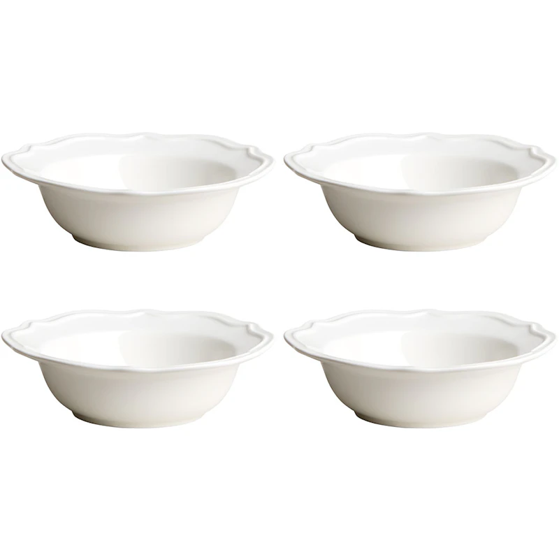 Violette Schüssel 15 cm 4-pack, Weiß