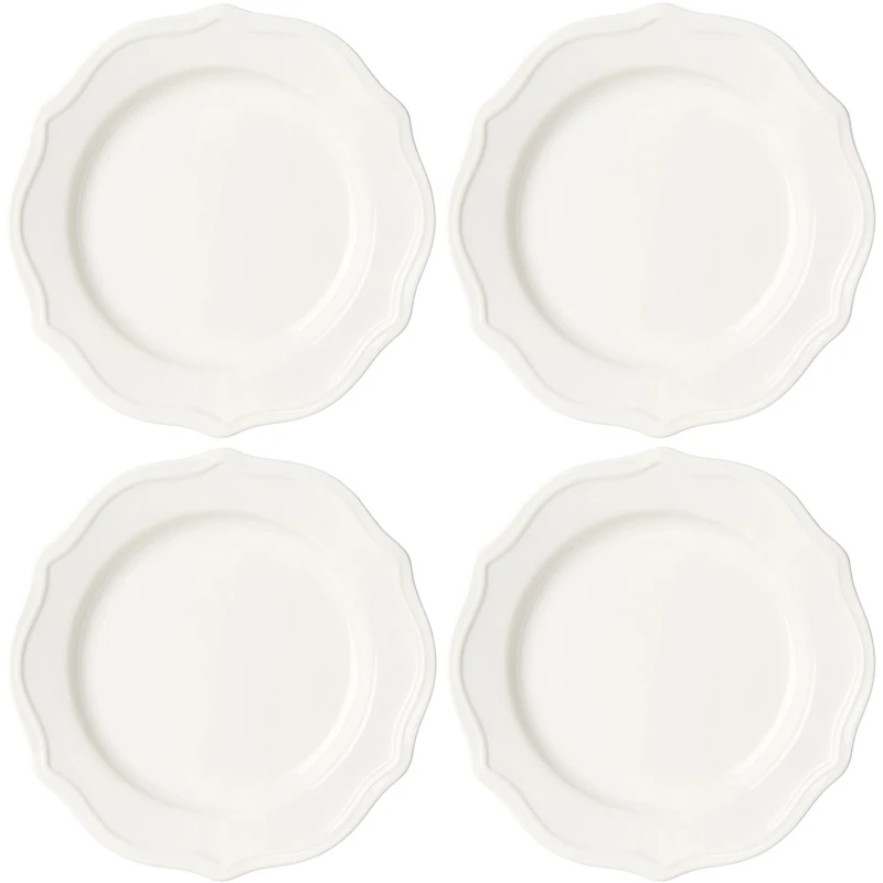 Violette Beilagenteller 20 cm 4-pack, Weiß