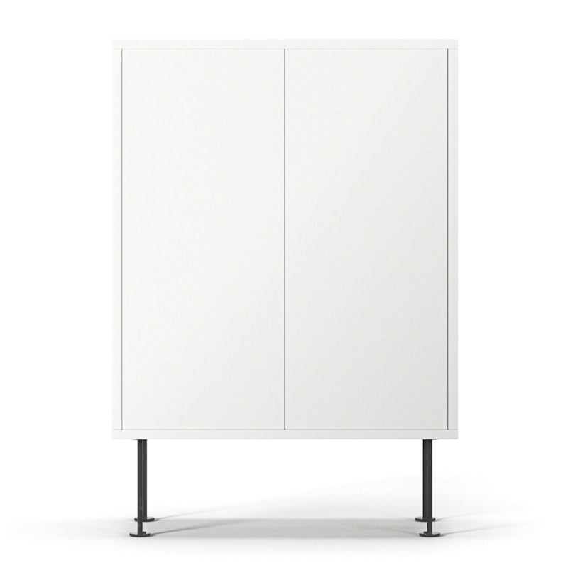 Vogue 64 Cabinet, White / Black