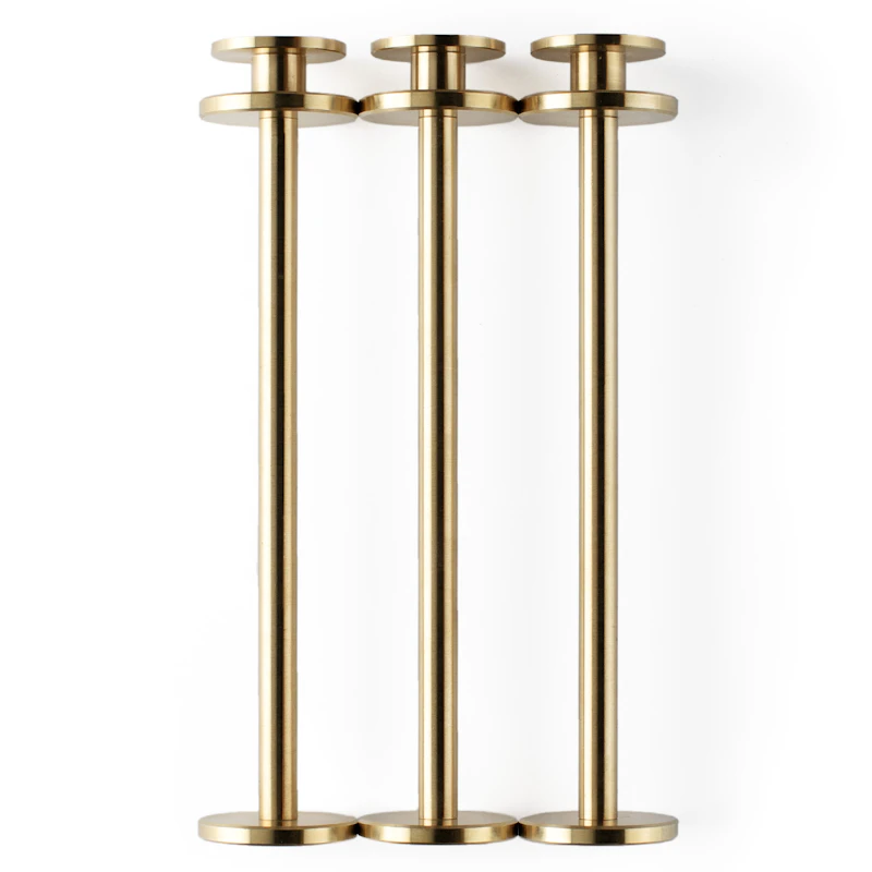 Vogue Beine 3-er Set, Messing