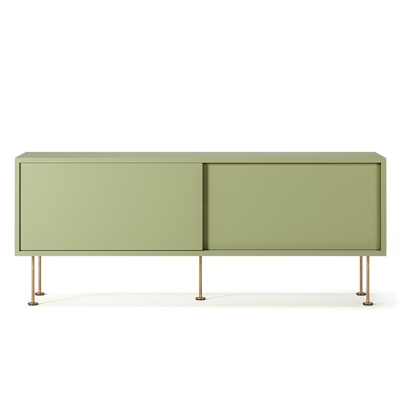 Vogue Medienbank Mit Beinen 136 cm, Lint / Messing