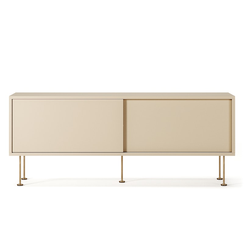 Vogue Medienbank Mit Beinen 136 cm, Sand / Messing